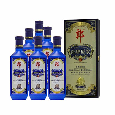 郎酒 50度郎牌原浆一号500ml *6瓶