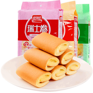 盼盼瑞士卷20g12包早餐糕点夹心