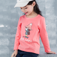 Children's spring girl's Cotton Long Sleeve T-Shirt