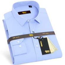 Kin don / Jindun shirt men's long sleeve business casual overalls with plush inch protection