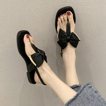 Bohemian bow sandals, fairy shoes, new flat shoes in 2020 summer