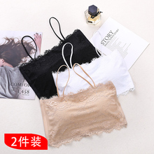 Lace ice ribbon underlay for female students' underwear