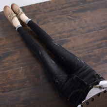 Black jeans women 2020 new slim little leg pencil pants