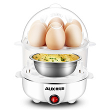Double layer and multi-function egg steamer